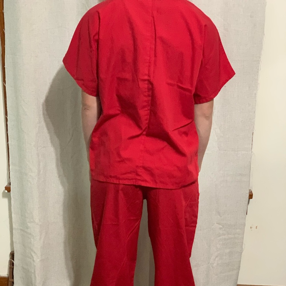 Red Cherokee Workwear Scrub Set
